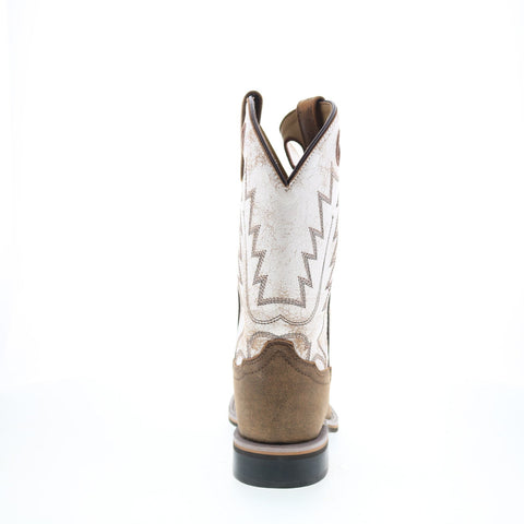 Smoky Mountain Boots Drifter Square Toe Womens Brown Leather Western Boots