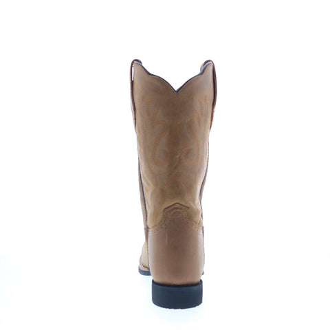 Smoky Mountain Boots Showdown 6136 Womens Brown Leather Slip On Western Boots