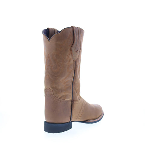 Smoky Mountain Boots Showdown 6136 Womens Brown Leather Slip On Western Boots