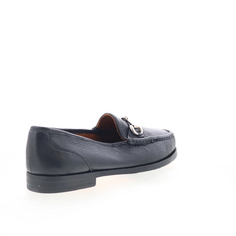 T.B. Phelps 616-20 Mens Black Leather Loafers & Slip Ons Casual Shoes