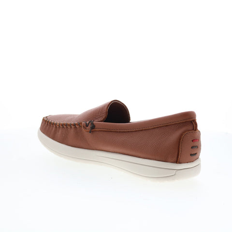 Minnetonka Discover Moose Mens Brown Loafers & Slip Ons Moccasin Shoes