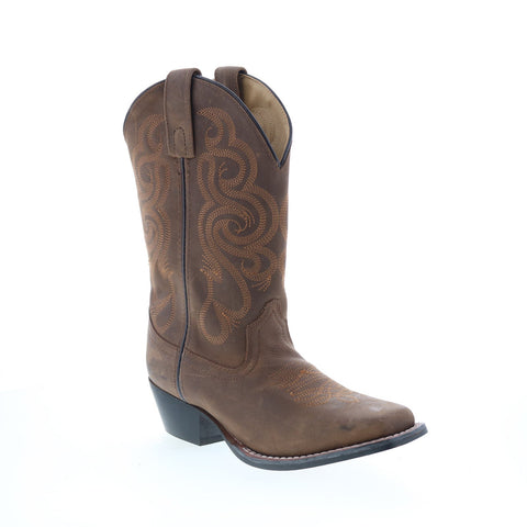 Smoky Mountain Boots Lariat Square Toe 6274 Womens Brown Leather Western Boots