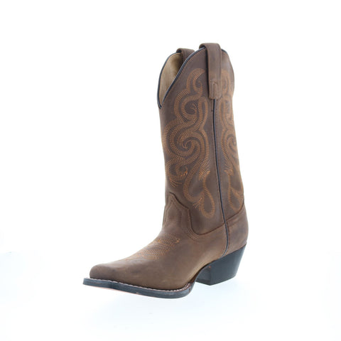 Smoky Mountain Boots Lariat Square Toe 6274 Womens Brown Leather Western Boots