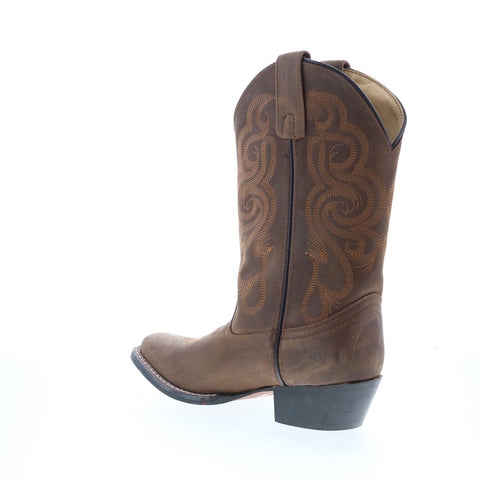 Smoky Mountain Boots Lariat Square Toe 6274 Womens Brown Leather Western Boots