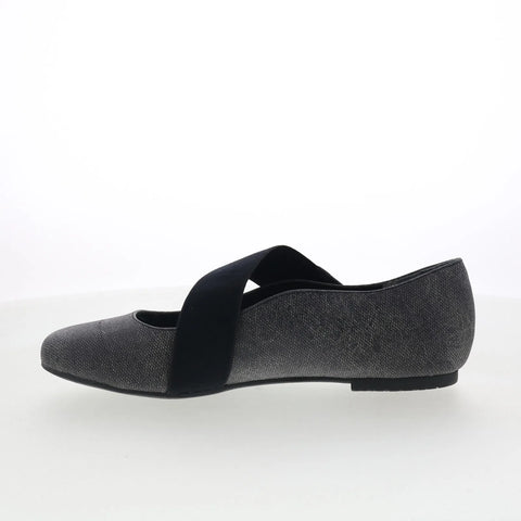 Ros Hommerson Danish 63001-10 Womens Black Narrow Mary Jane Flats Shoes