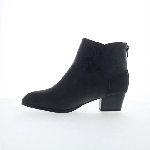 Ros Hommerson Riley 63006-10 Womens Black Extra Wide Ankle & Booties Boots