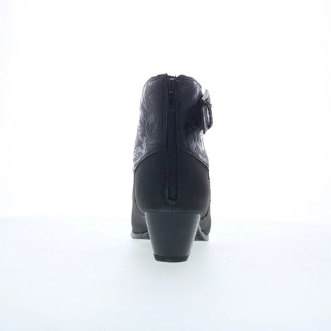 Ros Hommerson Riley 63006-10 Womens Black Extra Wide Ankle & Booties Boots