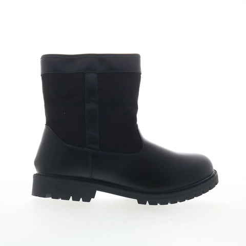 Tundra Abe 6309 Mens Black Leather Zipper Casual Dress Boots