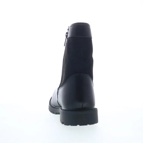 Tundra Abe 6309 Mens Black Leather Zipper Casual Dress Boots