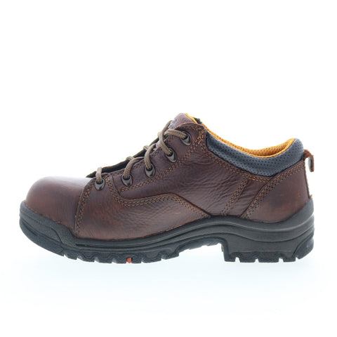 Timberland Titan Oxford Alloy Toe 63189 Womens Brown Wide Work Shoes