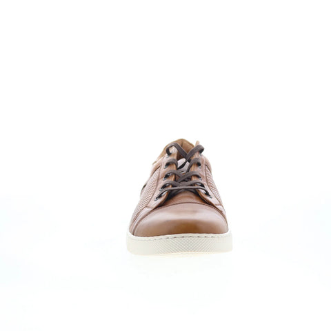 T.B. Phelps 6410-9-100 Mens Brown Leather Lace Up Lifestyle Sneakers Shoes