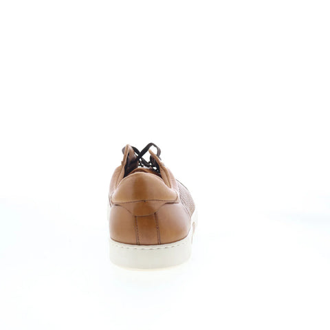 T.B. Phelps 6410-9-100 Mens Brown Leather Lace Up Lifestyle Sneakers Shoes