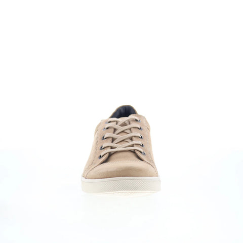 T.B. Phelps 6410-9-100 Mens Beige Suede Lace Up Lifestyle Sneakers Shoes