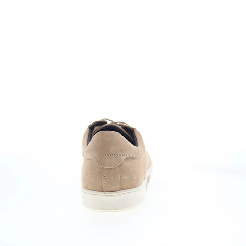 T.B. Phelps 6410-9-100 Mens Beige Suede Lace Up Lifestyle Sneakers Shoes