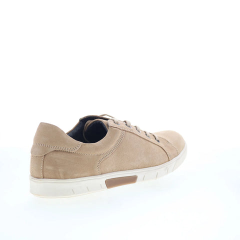 T.B. Phelps 6410-9-100 Mens Beige Suede Lace Up Lifestyle Sneakers Shoes