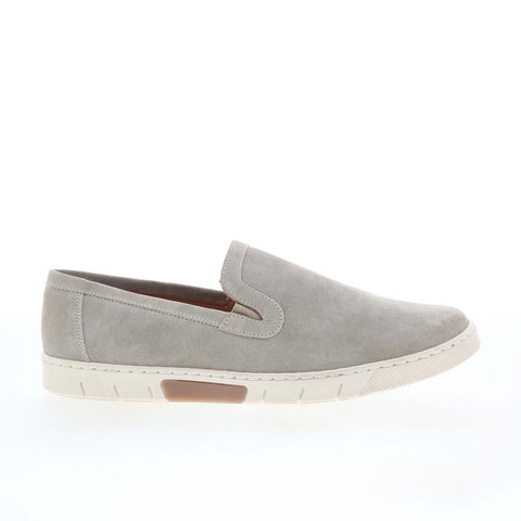 T.B. Phelps 6413-9-100 Mens Gray SuedeLoafers & Slip Ons Casual Shoes