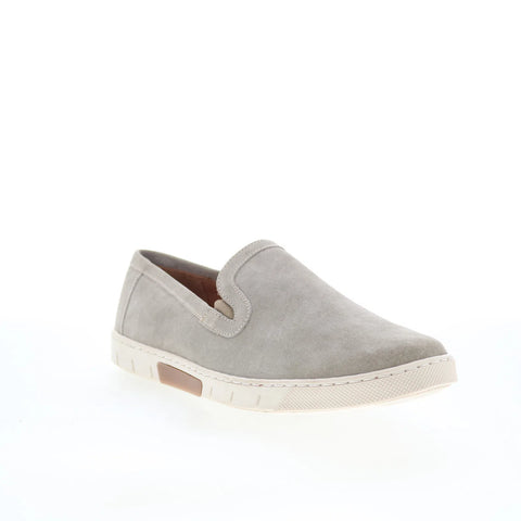 T.B. Phelps 6413-9-100 Mens Gray SuedeLoafers & Slip Ons Casual Shoes
