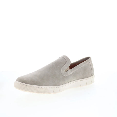 T.B. Phelps 6413-9-100 Mens Gray SuedeLoafers & Slip Ons Casual Shoes