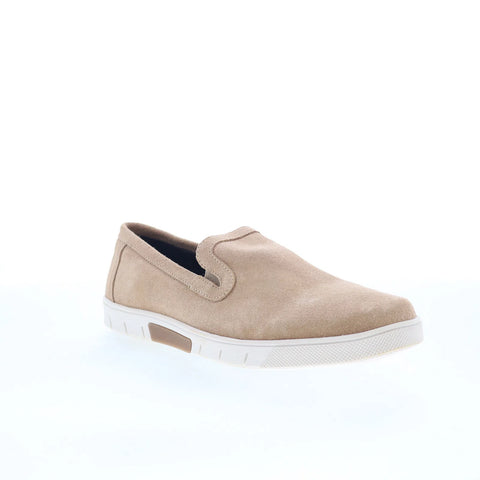 T.B. Phelps 6413-9-100 Mens Brown Suede Loafers & Slip Ons Casual Shoes