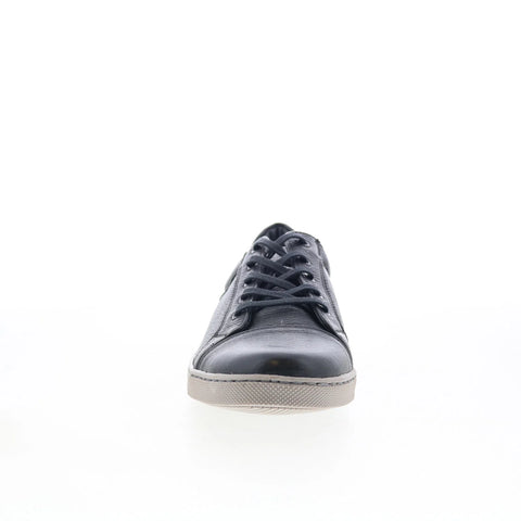 T.B. Phelps 6416-9-100 Mens Black Leather Lace Up Lifestyle Sneakers Shoes