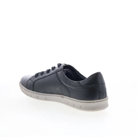 T.B. Phelps 6416-9-100 Mens Black Leather Lace Up Lifestyle Sneakers Shoes