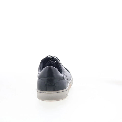 T.B. Phelps 6416-9-100 Mens Black Leather Lace Up Lifestyle Sneakers Shoes