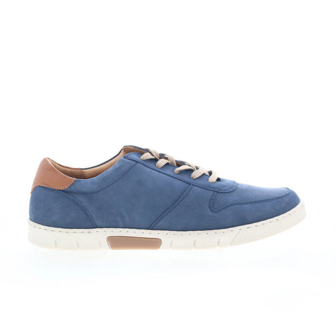 T.B. Phelps 6424-9-100 Mens Blue Nubuck Lace Up Lifestyle Sneakers Shoes