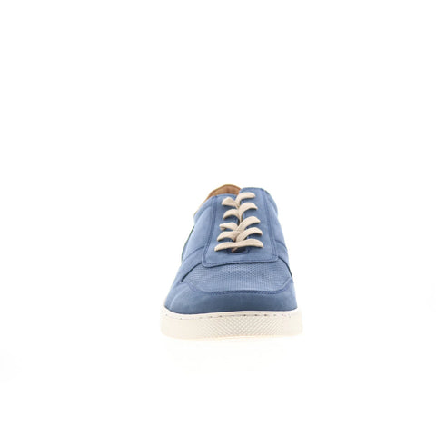 T.B. Phelps 6424-9-100 Mens Blue Nubuck Lace Up Lifestyle Sneakers Shoes
