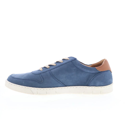 T.B. Phelps 6424-9-100 Mens Blue Nubuck Lace Up Lifestyle Sneakers Shoes