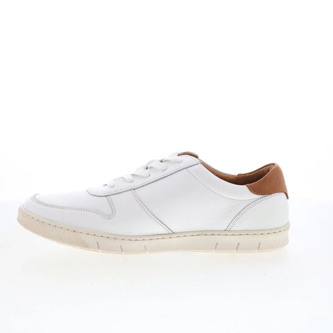 T.B. Phelps 6424-9-100 Mens White Leather Lace Up Lifestyle Sneakers Shoes