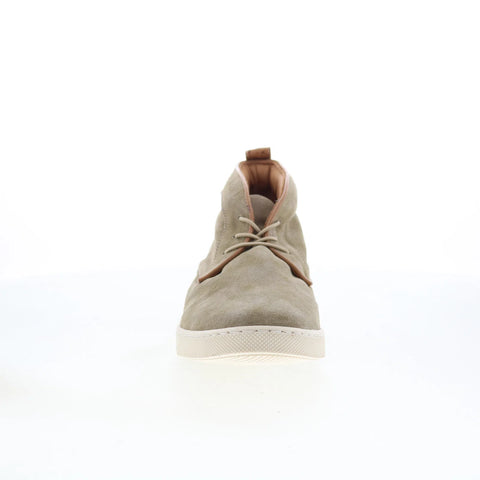 T.B. Phelps 6428-9-100 Mens Beige Suede Lace Up Chukkas Boots