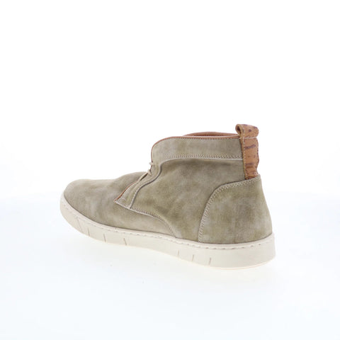 T.B. Phelps 6428-9-100 Mens Beige Suede Lace Up Chukkas Boots