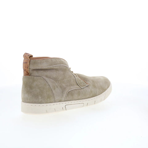 T.B. Phelps 6428-9-100 Mens Beige Suede Lace Up Chukkas Boots