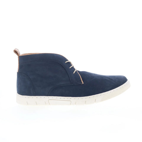 T.B. Phelps 6428-9-100 Mens Blue Nubuck Lace Up Lifestyle Sneakers Shoes