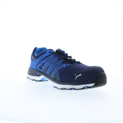 Puma Safety Velocity Low 2.0 Static Dissipative 643855 Mens Blue Work Shoes