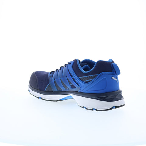 Puma Safety Velocity Low 2.0 Static Dissipative 643855 Mens Blue Work Shoes