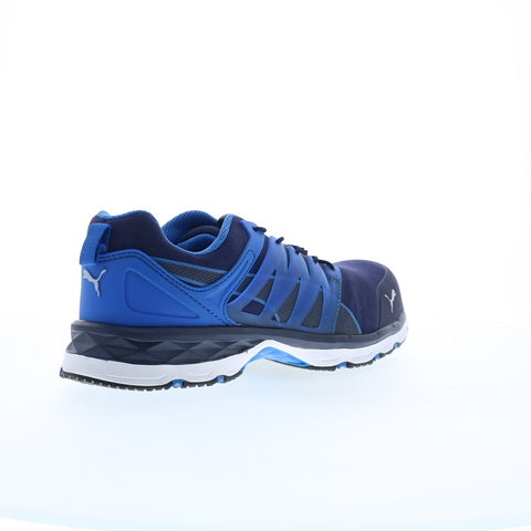 Puma Safety Velocity Low 2.0 Static Dissipative 643855 Mens Blue Work Shoes