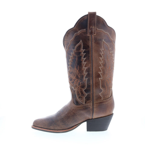 Smoky Mountain Boots Amelia Round Toe Boot Womens Brown Wide Western Boots