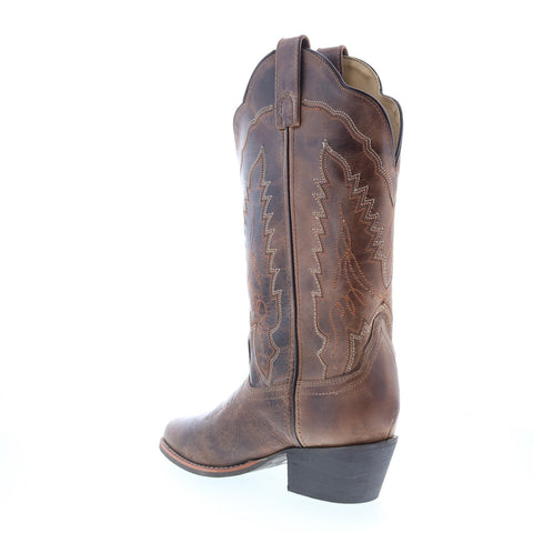 Smoky Mountain Boots Amelia Round Toe Boot Womens Brown Wide Western Boots