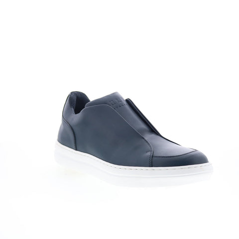 Zelli Italia Spettacolare Glove Mens Blue Leather Lifestyle Sneakers Shoes