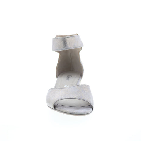 Gabor 6-5850-63 Womens Gray Hook & Loop Strap Sandals Shoes