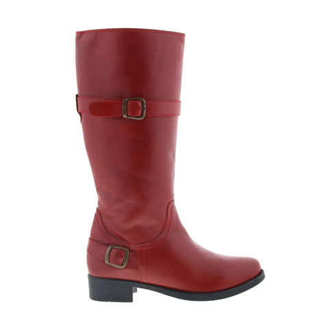 Smoky Mountain Boots Donna 6503 Womens Red Leather Zipper Western Boots