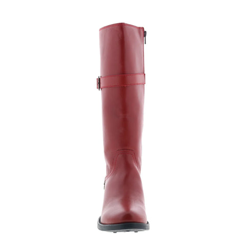 Smoky Mountain Boots Donna 6503 Womens Red Leather Zipper Western Boots