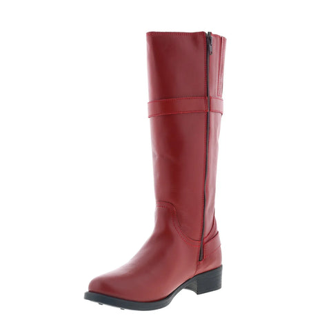Smoky Mountain Boots Donna 6503 Womens Red Leather Zipper Western Boots