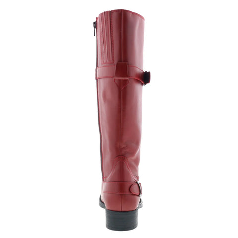 Smoky Mountain Boots Donna 6503 Womens Red Leather Zipper Western Boots