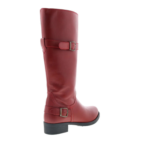 Smoky Mountain Boots Donna 6503 Womens Red Leather Zipper Western Boots