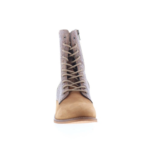 Smoky Mountain Boots 6633 Womens Brown Suede Lace Up Western Boots