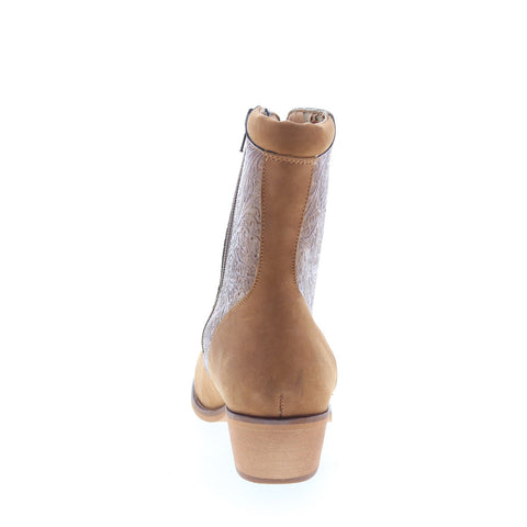 Smoky Mountain Boots 6633 Womens Brown Suede Lace Up Western Boots