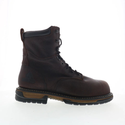 Rocky Steel Toe Waterproof 6693 Mens Brown Wide Leather Work & Safety Boots