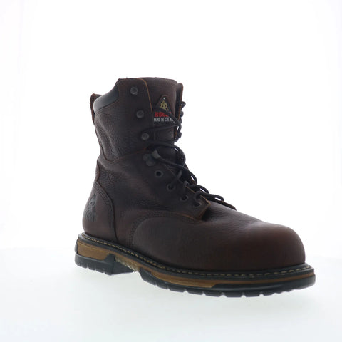 Rocky Steel Toe Waterproof 6693 Mens Brown Wide Leather Work & Safety Boots